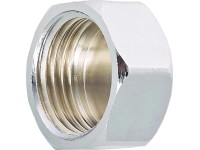 OBI menetes zárósapka 18,6 mm (Rp 1/2) krómozott sárgaréz