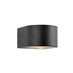 Modern, antracit színű LED kültéri fali lámpa Carla, Paul Neuhaus, Ø 10 cm.