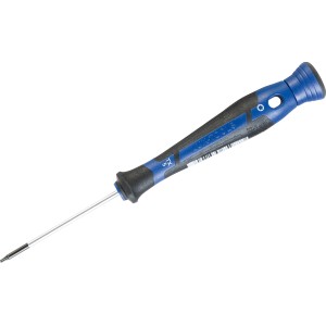 LUX Precíziós csavarhúzó Comfort TX5 csúszásmentes, kék-fekete markolattal.