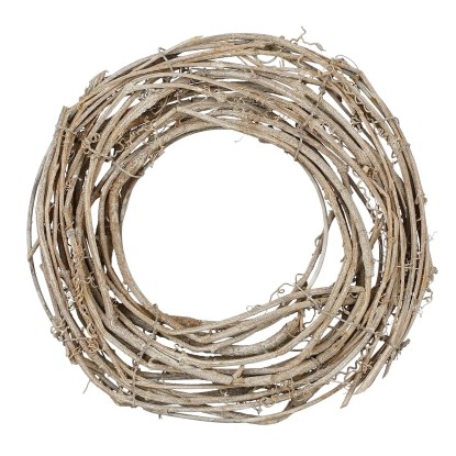 Mica Decorations fűzfa koszorú  3 cm x 20 cm átmérő Világosbarna