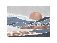 Komar fátyoltapéta Shades of Greece 350 cm x 250 cm tarka