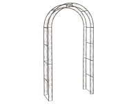 OBI Preston rózsaív, 230 cm, szürke OBI Preston rózsaív, 230 cm, szürke