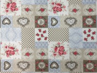 Dekoranyag Kelly 140 cm széles drapp telemintás méteráru