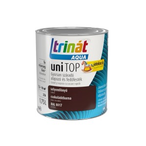 Trinát UniTop akril festék, csokoládébarna, 0,75 literes doboz.