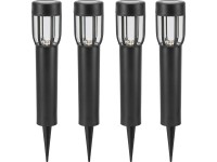 Comaro napelemes LED-lámpa 4 darabos készlet Ø 7 cm x 40 cm