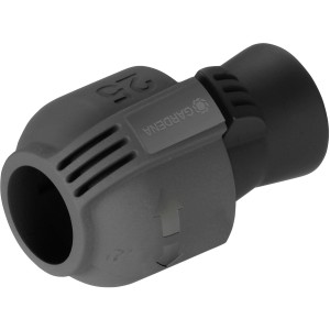 Gardena 25 mm x 19 mm-es csatlakozó sprinkler rendszerekhez, részletes nézet.