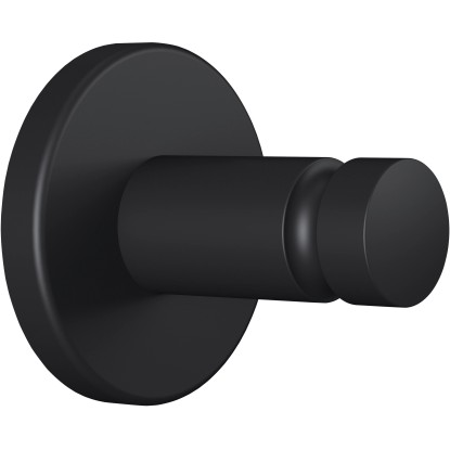 tesa Moon akasztó fekete matt ragasztóval