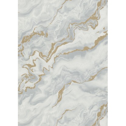 Tapéta 10447-31 világos szürke-arany márvány mintás 10 m x 0,53 m