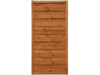 Belátásgátló kerítéselem mézszínűre lazúrozott 90 cm x 180 cm