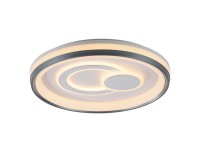 Just Light Minelli LED-es mennyezeti lámpa 6,8 cm x 50 cm fehér-fekete