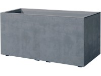 Deroma Millenium virágláda 39,1 cm x 78,5 cm x 39 cm hamuszürke