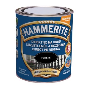 Sötétkék Hammerite rozsdavédő festék fémre.