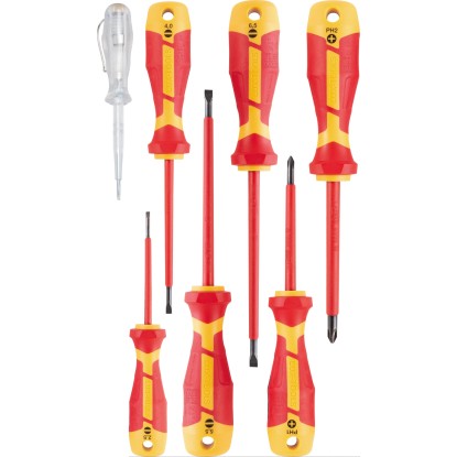 LUX-TOOLS VDE csavarhúzó készlet 7 részes