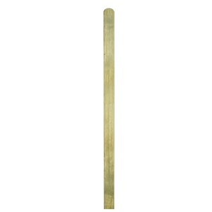 Négyszögletes kerítésgerenda lekerekített fejjel 195 x 9 x 9 cm