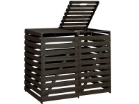 Szemetes tároló 2 hulladékgyűjtőhöz antracit impregnált Szemetes tároló 2 hulladékgyűjtőhöz antracit impregnált