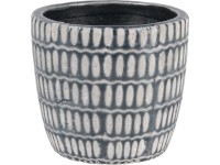 Kaspó Minimalist Zen átmérő 13,5 cm sötétszürke