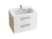 Mosdó CHROME 600 fehér+SD 600 alsó szekrény Capuccino/fehér szett Mosdó CHROME 600 fehér+SD 600 alsó szekrény Capuccino/fehér szett