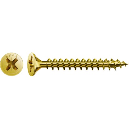 Spax süllyesztett fejű univerzális csavar PZ-behajt. 4,5 mm x 25 mm 150 darab