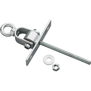 SwingKing hinta kampó M12 x 16 cm szemes csavarral és tartozékokkal kerti játékokhoz.