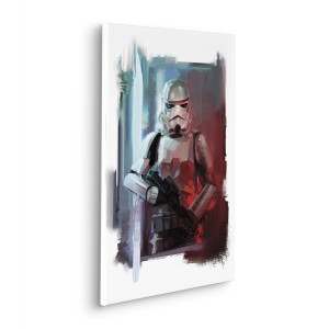 Komar vászonkép: Star Wars Stormtrooper Painting kék, vászon fa kereten.