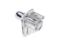 Polctartó 5 mm átlátszó fém 20 db