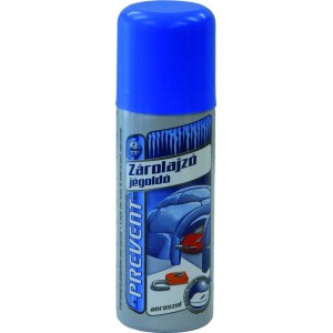 Jégoldó spray autózárakhoz, kék kupak, autózárak jégtelenítéséhez és karbantartásához.