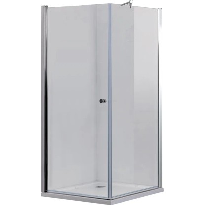 Sarokkabin nyílóajtóval Elegance króm 80 x 80 x 195 cm