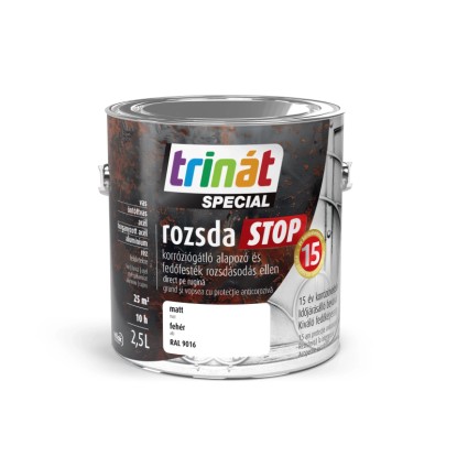 Trinát Rozsdastop matt 9016 fehér 2,5l