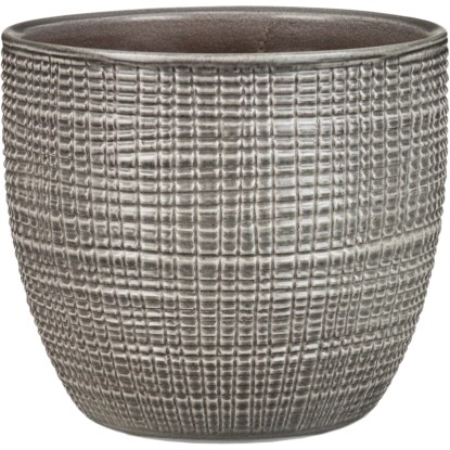 Scheurich 866 Pimienta virágcserép, Ø 19 cm, kerámia, texturált, beltéri használatra.