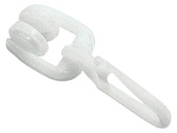 Gardinia T-görgő ráncszedő akasztóval, fehér Gardinia T-görgő ráncszedő akasztóval, fehér