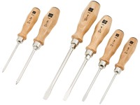 LUX csavarhúzó készlet Comfort fa 6 részes