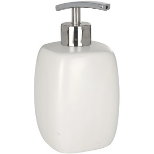 Wenko Faro White szappanadagoló, 440 ml, kerámia, szögletes design.