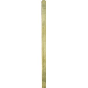 Négyszögletes kerítésgerenda lekerekített fejjel 195 x 9 x 9 cm