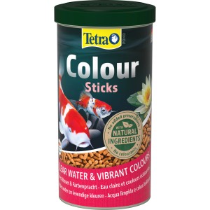 Tetra Pond Colour Sticks halétel 1 l a színes tavi halak számára.
