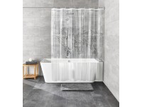 Kleine Wolke Reiselust zuhanyfüggöny 180 cm x 200 cm fekete