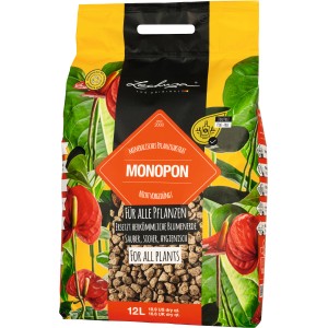 Lechuza Mono Pon ültetőközeg, 12 l, ásványi, tőzegmentes, minden növényhez alkalmas.