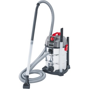CMI tavi iszap porszívó 1600W, 30l rozsdamentes acél tartály, tartozékok a tavi ápoláshoz és tisztításhoz.