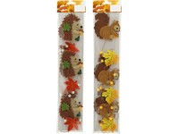 Filcgirland állatok barna-tarka 120 cm többféle változatban Filcgirland állatok barna-tarka 120 cm többféle változatban