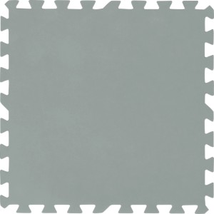 Szürke Flowclear medence alátét, 50x50 cm, 9 darabos készlet föld feletti medencékhez.