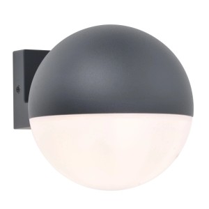 LOOMA kültéri LED egy égős lefelé világítós falikar E27 sötét szürke 25W