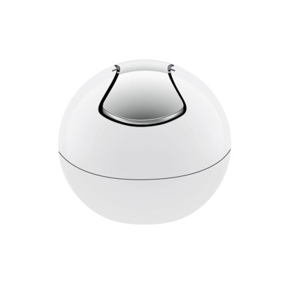 Spirella gömbölyű szemetes műanyag ragyogó fehér