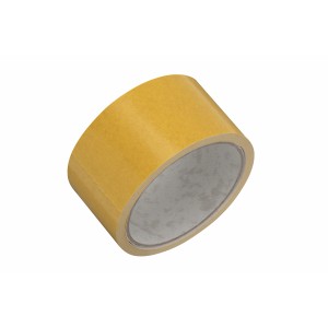 Tekercs LUX kétoldalas ragasztószalag 10 m x 50 mm padlóburkoláshoz.