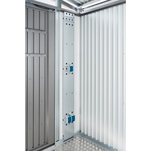 Biohort elektromos szerelőpanel HighLine/AvantGarde kerti házban kapcsolók és aljzatok egyszerű telepítéséhez.