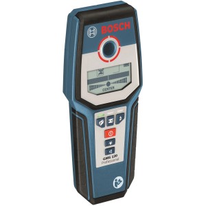 Bosch Professional GMS 120 fémdetektor fém, vezetékek és fa felkutatásához.