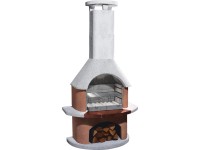 Buschbeck San Remo kerti grillezőkemence fehér-terrakotta Buschbeck San Remo kerti grillezőkemence fehér-terrakotta