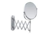 Wenko Teleskop Deluxe kozmetikai falitükör, fényes króm Wenko Teleskop Deluxe kozmetikai falitükör, fényes króm