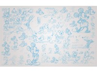Komar vlies fotótapéta Mickey Sketches 400 cm x 250 cm