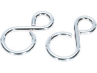 S-kampó nikkelezett 29 mm x 16 mm x 5 mm 2 db