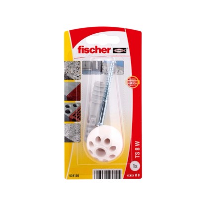 Fischer Ajtóütköző TS 8 K NV fehér