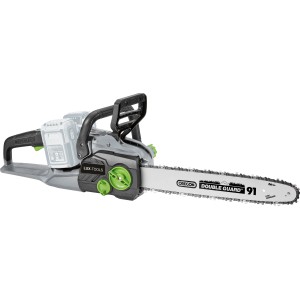 LUX-TOOLS akkus láncfűrész A-KS-2x20/405 1 PowerSystem, akkus láncfűrész szürke és fekete színben.